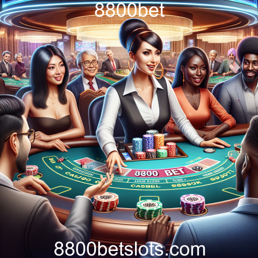 A Experiência do Cassino Ao Vivo no 8800bet
